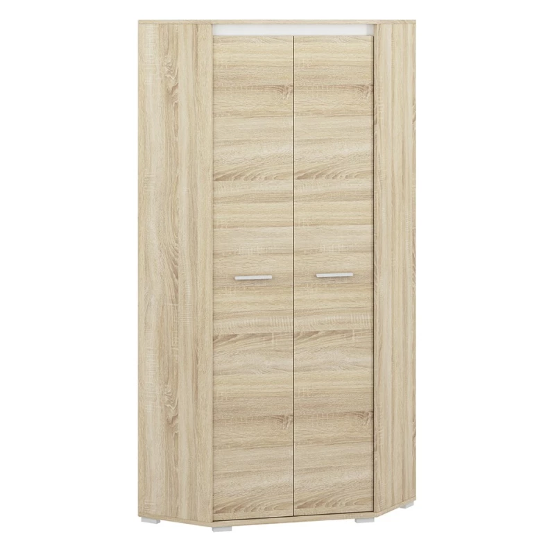 GVENDA sarokszekrény - szélesség 82 cm, világos sonoma tölgy