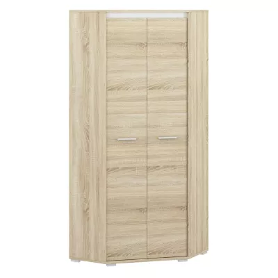 GVENDA sarokszekrény - szélesség 82 cm, világos sonoma tölgy