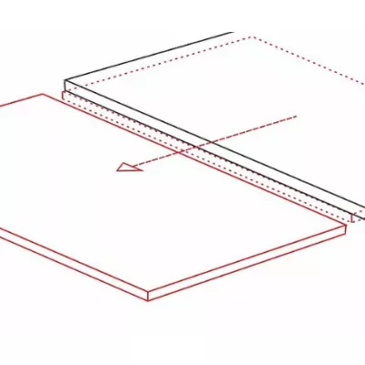VIDOR 3 kihúzható étkezőasztal - 160x90, türkiz / matt fekete