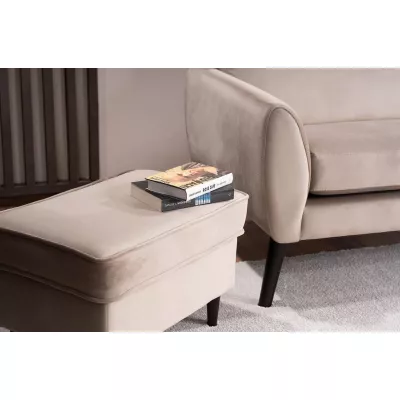 Kétszemélyes kanapé FLORENTINA - bézs / wenge
