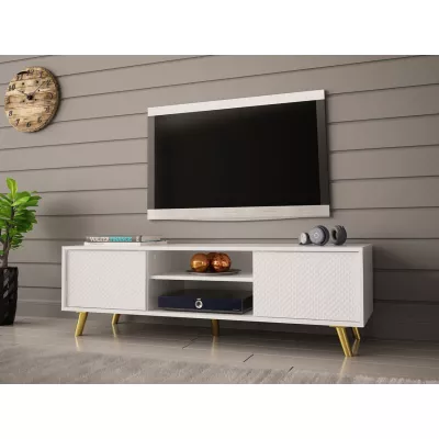 LUZ 1 TV-asztal - fehér