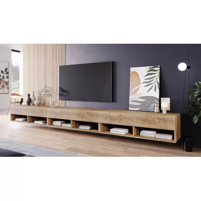 WILLA A TV-asztal 300 cm - gesztenye