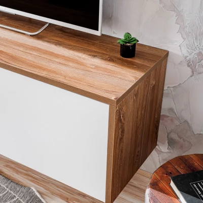 Nappali fali dekoráció elektromos kandallóval AGRIA - antracit / zászlórúd tölgy Nappali fali dekoráció elektromos kandallóval AGRIA - antracit / zászlórúd tölgy