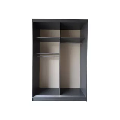 Tükrös gardrób 138 cm ROMARI - fehér / antracit