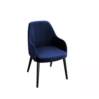 Kárpitozott étkezőszék MOVILE 50 - fekete / kék