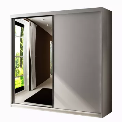ELVIRA 5 tükrös gardróbszekrény 200 cm RGB LED világítással - sonoma tölgy