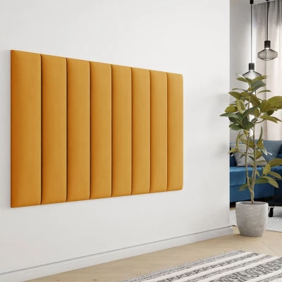PAG kárpitozott fali panel 80x20 - sárga