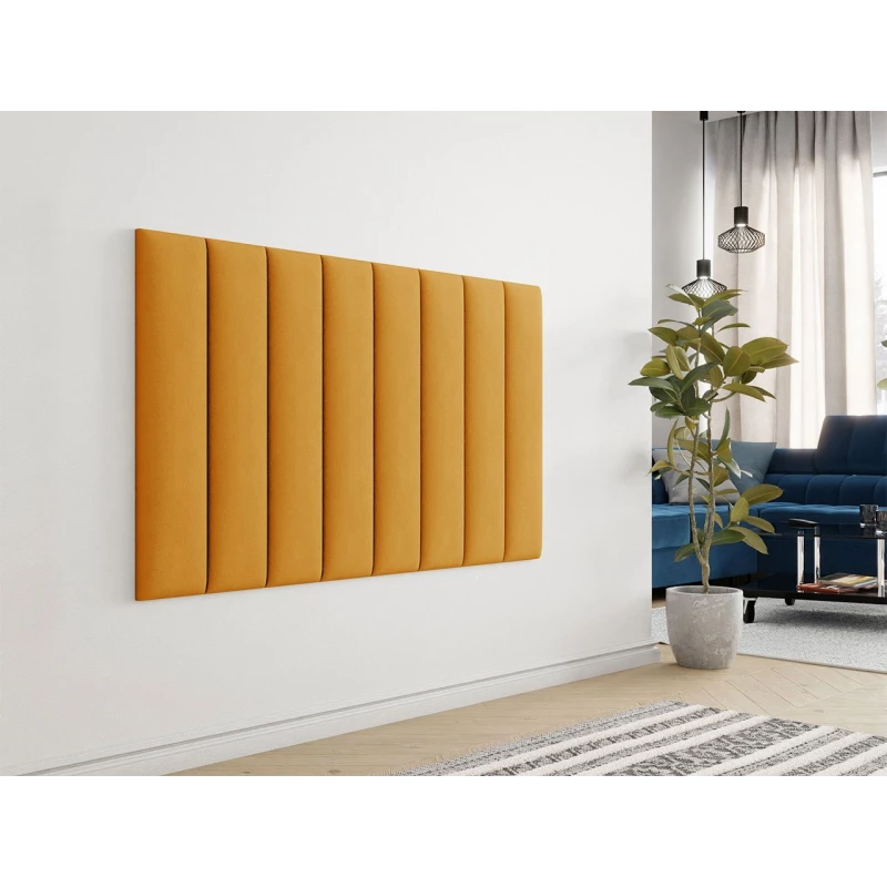 PAG kárpitozott fali panel 80x20 - sárga