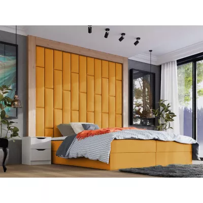 PAG kárpitozott fali panel 80x20 - sárga