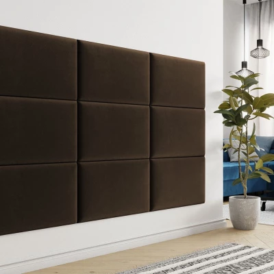 PAG kárpitozott fali panel 70x40 - barna