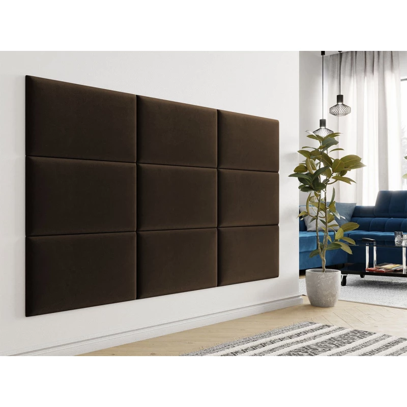 PAG kárpitozott fali panel 70x40 - barna