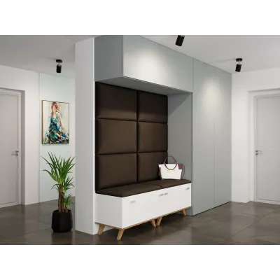 PAG kárpitozott fali panel 70x40 - barna