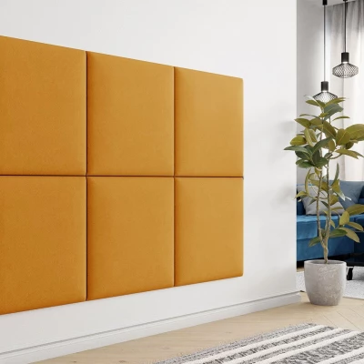 PAG kárpitozott fali panel 60x60 - sárga
