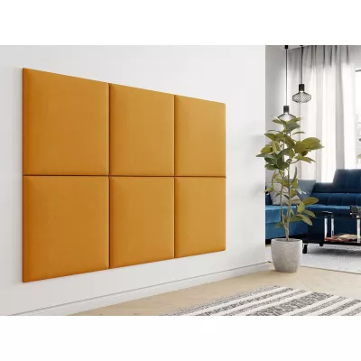 PAG kárpitozott fali panel 60x60 - sárga