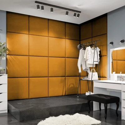 PAG kárpitozott fali panel 60x60 - sárga