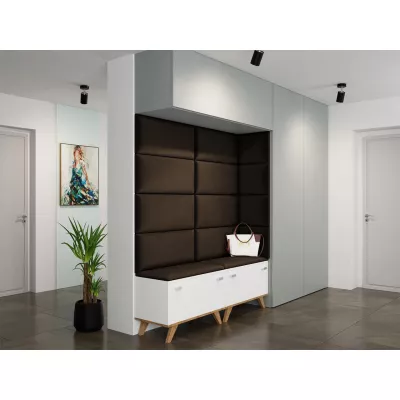 PAG kárpitozott fali panel 60x30 - barna