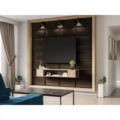 PAG kárpitozott fali panel 60x30 - barna
