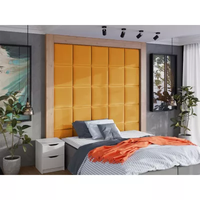 PAG kárpitozott fali panel 42x42 - sárga