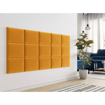 PAG kárpitozott fali panel 40x30 - sárga