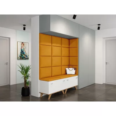 PAG kárpitozott fali panel 40x30 - sárga