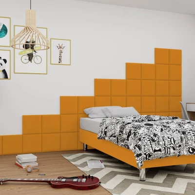 PAG kárpitozott fali panel 30x30 - fehér sárga