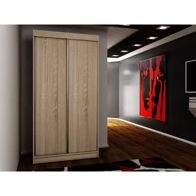ELVIRA 3 gardróbszekrény 100 cm RGB LED világítással - sonoma tölgy