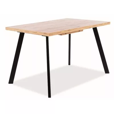 Kihúzható étkezőasztal ARON - artisan tölgy / fekete