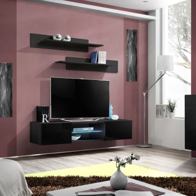 FREYA TV-asztal- fekete