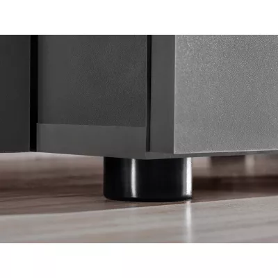 TV állvány BASILIE - fehér / tölgy