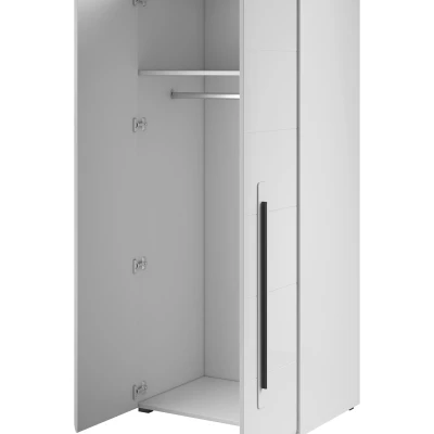 Kétajtós kombinált szekrény IVA - 90 cm, fehér