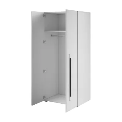 Kétajtós kombinált szekrény IVA - 90 cm, fehér