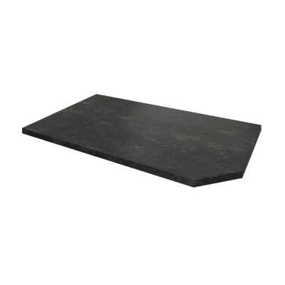 Konyhapult 230x60x2,8 cm URBANO - metálbarna, valódi felülettel