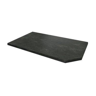 Konyhapult 110x60x2,8 cm URBANO - metálbarna, valódi felülettel