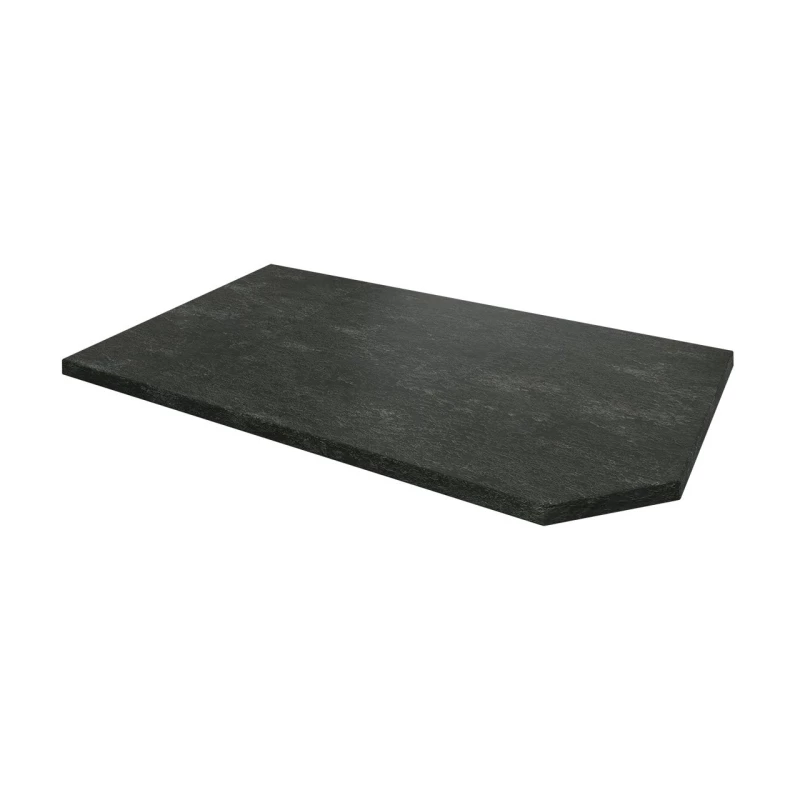 Konyhapult 110x60x2,8 cm URBANO - metálbarna, valódi felülettel
