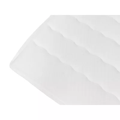 100x200-as ROCIO 1 hotelszobai ágy - fehér műbőr / khaki, eredeti dizájn + INGYENES fedőmatrica