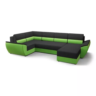 OPHELIA praktikus U-alakú ülőgarnitúra - balos, szürke / zöld