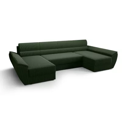 OPHELIA U-alakú kinyitható ülőgarnitúra - zöld
