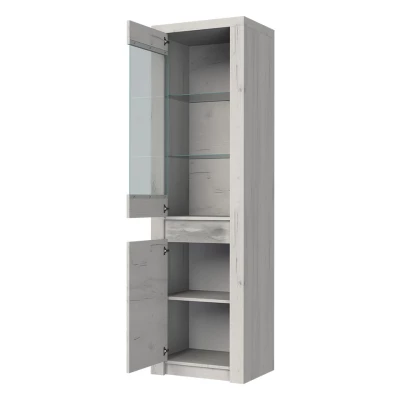 Keskeny BESS vitrinek - szélesség 56 cm, sötét kőris
