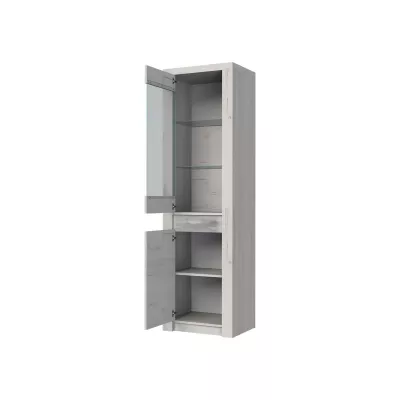 Keskeny BESS vitrinek - szélesség 56 cm, sötét kőris