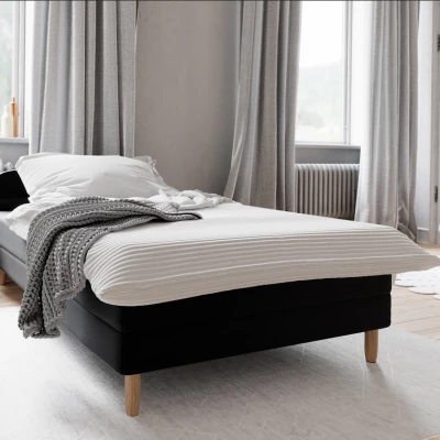 HENRYK COMFORT 2 egyszemélyes ágy - 90x200, antracit