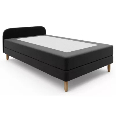 HENRYK COMFORT 2 egyszemélyes ágy - 90x200, antracit