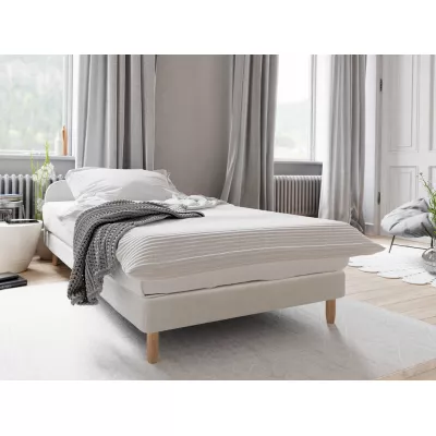 HENRYK COMFORT 2 egyszemélyes ágy - 90x200, bézs