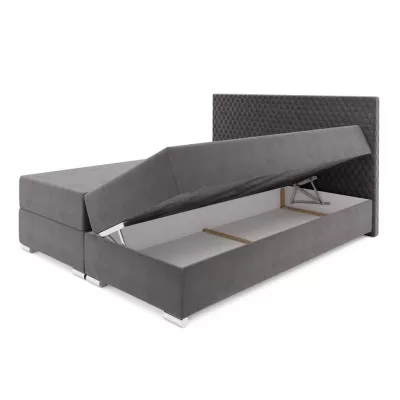 HENIO COMFORT kárpitozott franciaágy - 180x200, piros