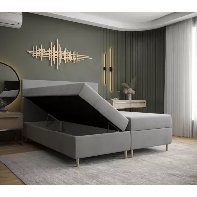 ANGELES COMFORT boxspring ágy - 200x200, zöld