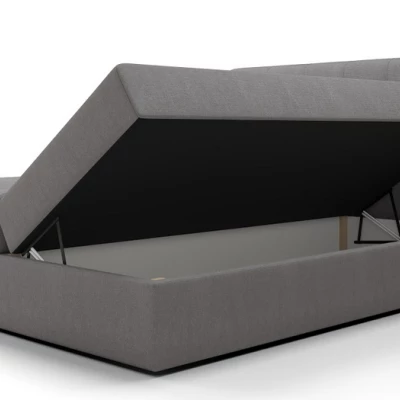 STIG COMFORT 5 egyszemélyes ágy tárolóhellyel - 120x200, fekete