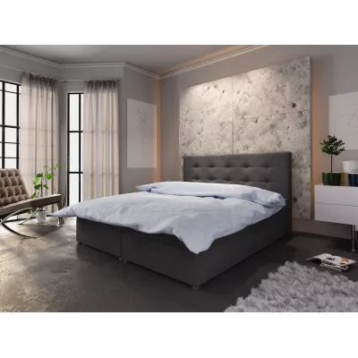 STIG COMFORT 6 franciaágy tárolóval - 180x200, fekete