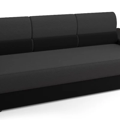 OPHELIA kanapéágy - sötétszürke / fekete