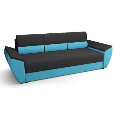OPHELIA kanapéágy - sötétszürke / kék