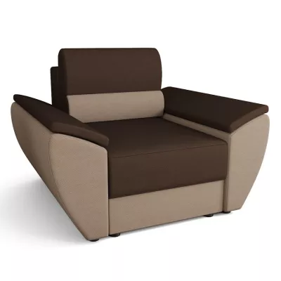 OPHELIA stílusos fotel - barna / bézs