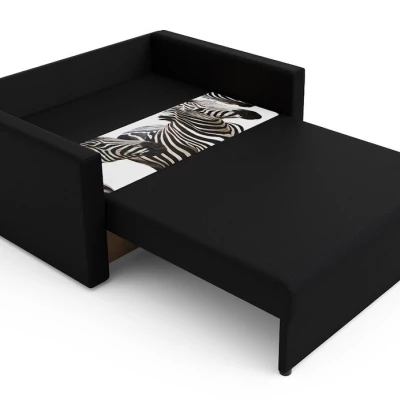 ARIA zebra kanapéágy - fekete